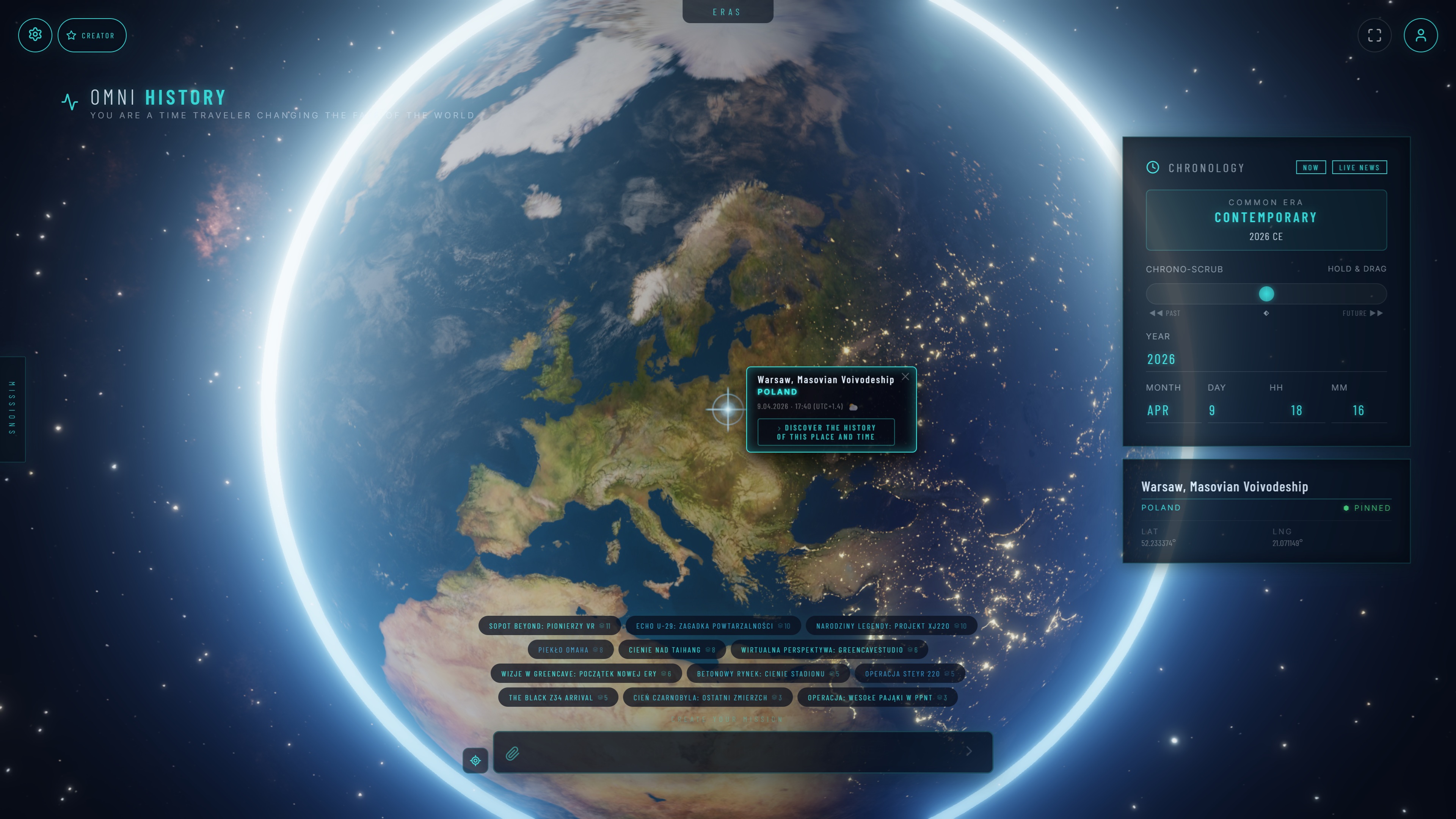 Chrono-Scrub Interface